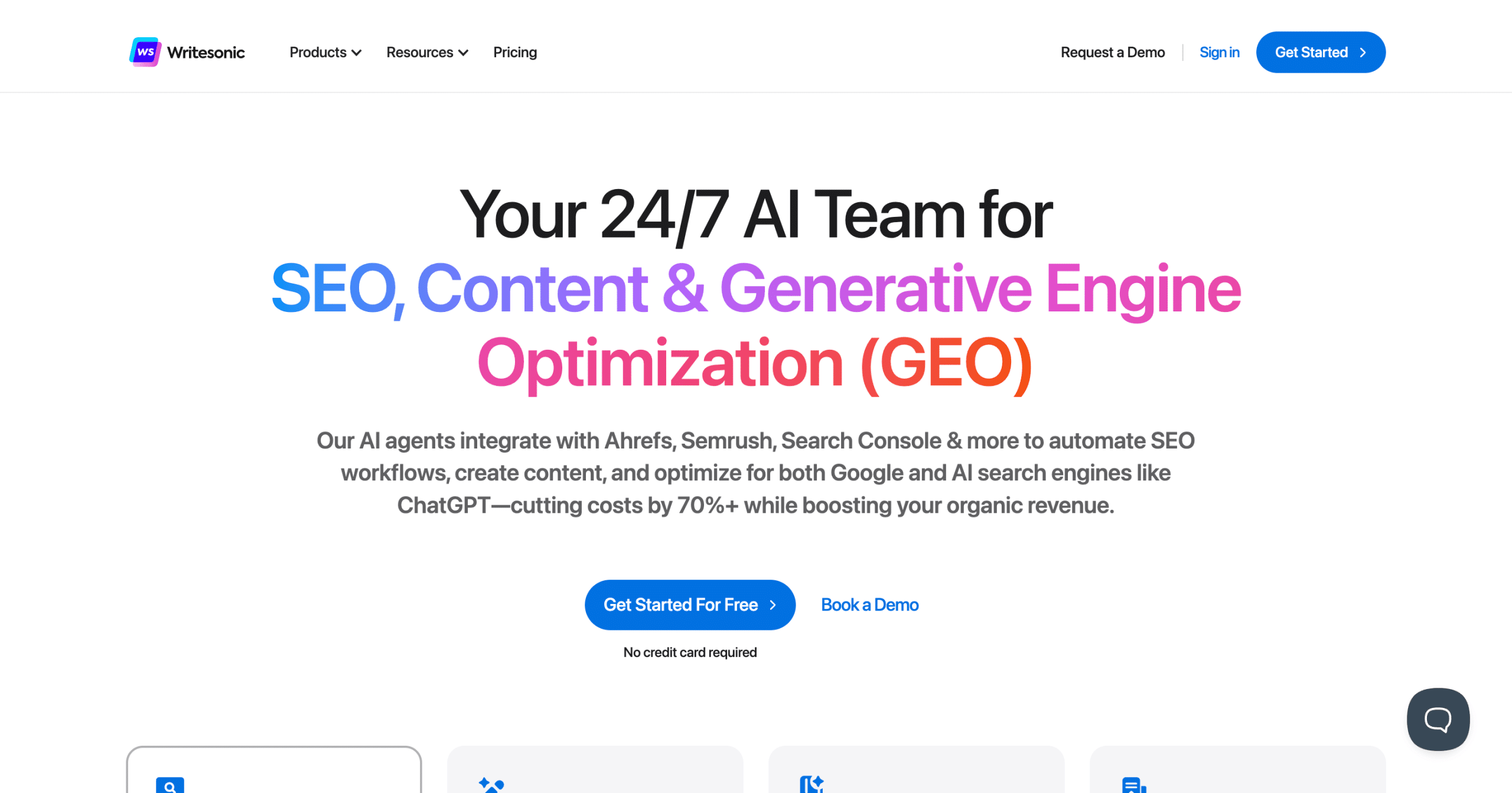 WriteSonic AI Agent